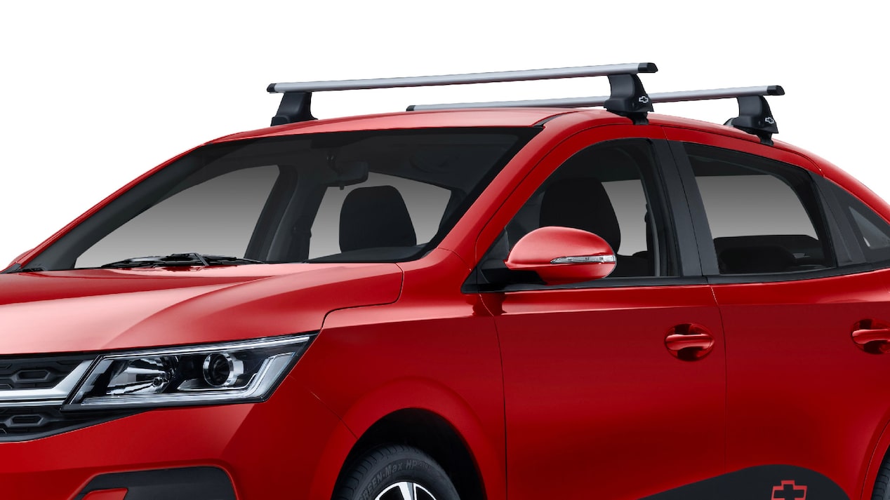 Incrementa la carga de tu Chevrolet Sail Sedán con el accesorio barras de techo