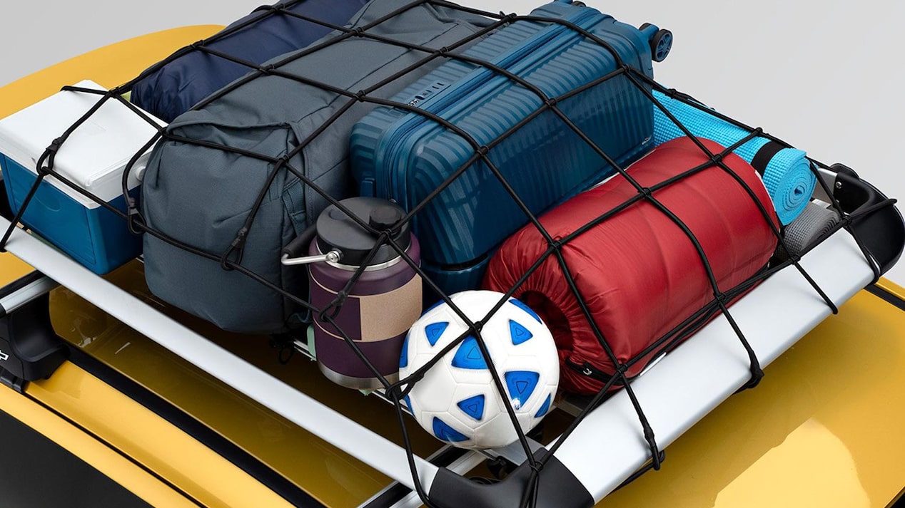 Incrementa la carga de tu Chevrolet Sail Sedán con el accesorio malla de techo