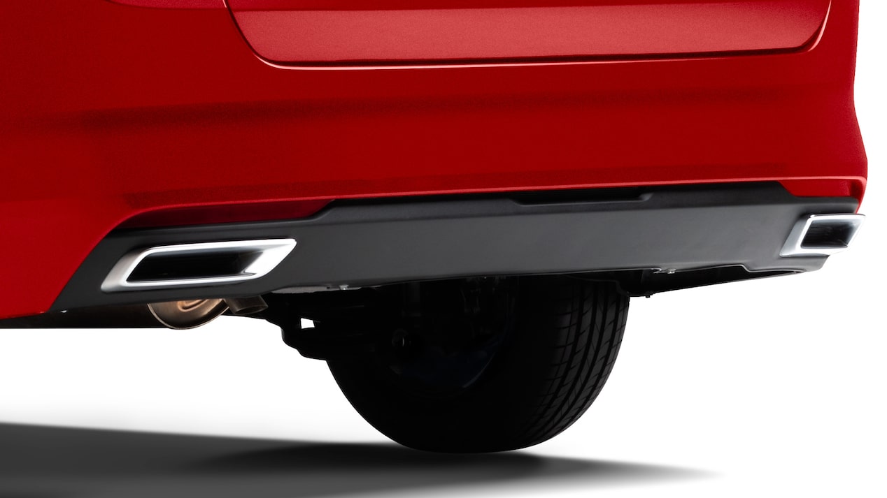 Mejora el look de tu Chevrolet Sail Sedán con el accesorio difusor trasero exterior