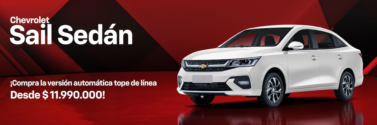 Chevrolet Chile - Sail Sedán compra la versión automática tope de línea