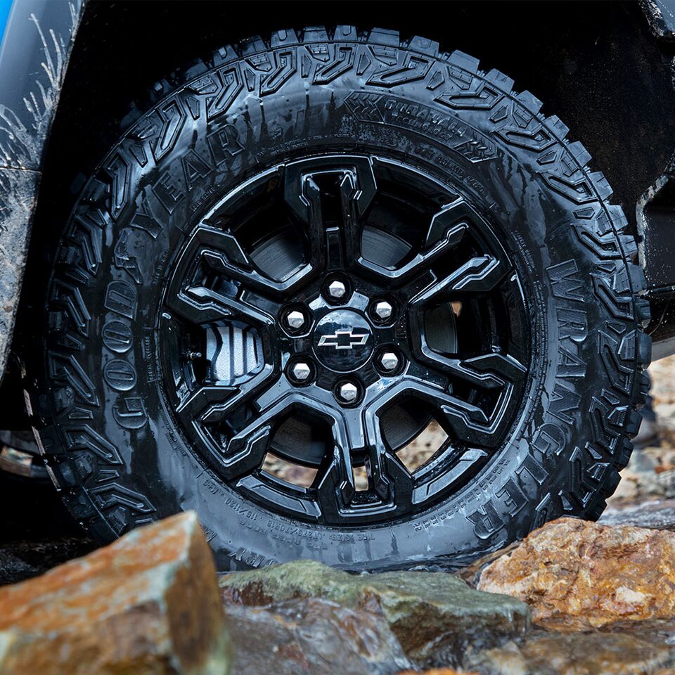 Las llantas de la All New Chevrolet Silverado tiene gran performance en todos los terrenos
