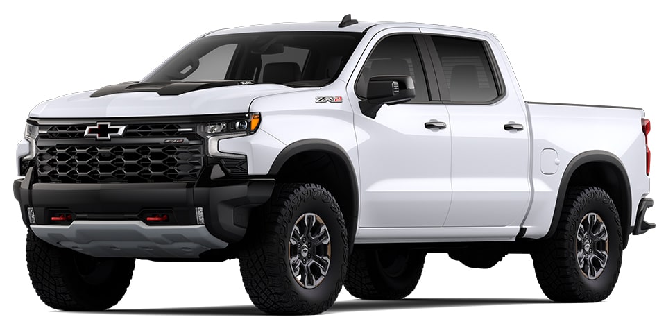 Conoce la Chevrolet Silverado en color blanco invierno