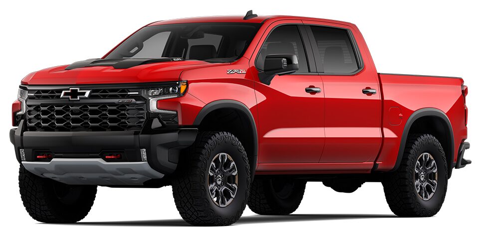Conoce la Chevrolet Silverado en color rojo brillante