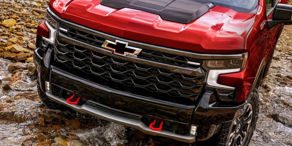 Nuevo diseño de parrilla frontal de la Chevrolet Silverado ZR2