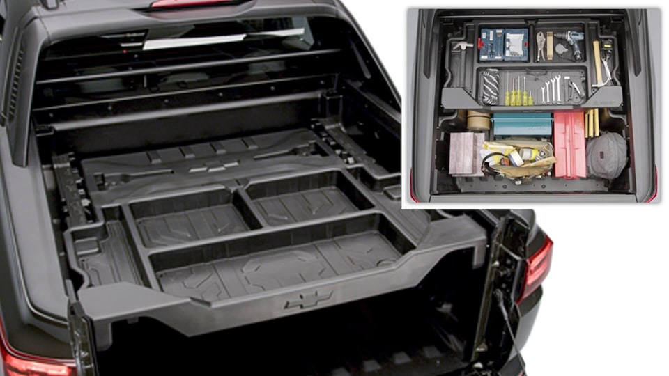 Acomoda todo con Multiboard, accesorio exclusivo para Chevrolet Montana