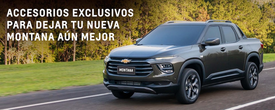 Descubre los accesorios originales para mejorar tu pickup Chevrolet Montana