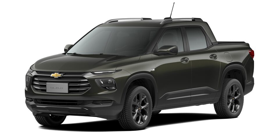 Elige tu nueva pick up Chevrolet Montana en color verde safari
