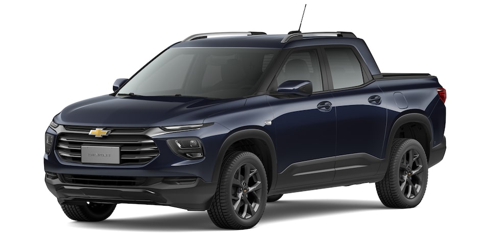 Elige tu nueva pick up Chevrolet Montana en color azul eclipse