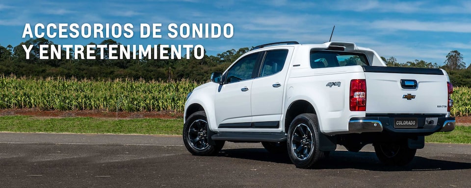 Conoce la linea de accesorios de sonido y entretenimiento para tu Chevrolet Colorado Z71
