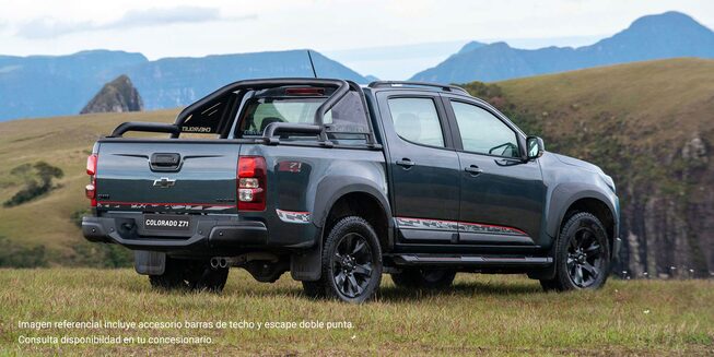 Vista trasera lateral nueva Chevrolet Colorado Z71