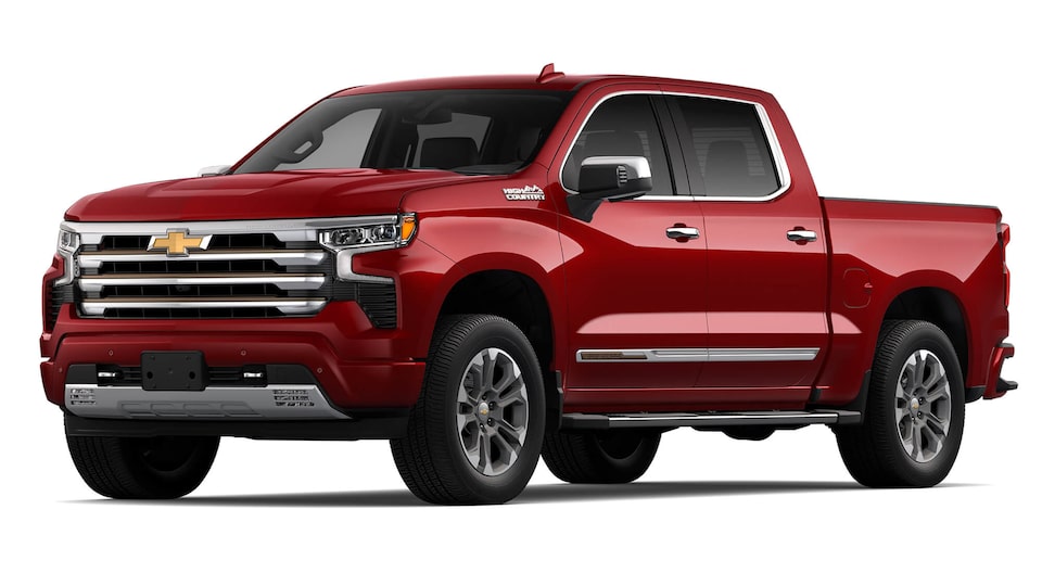 Chevrolet Chile - Silverado High Country rojo metálico