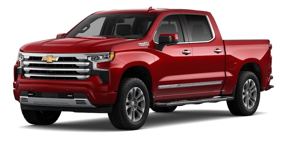Chevrolet Chile - Silverado High Country rojo