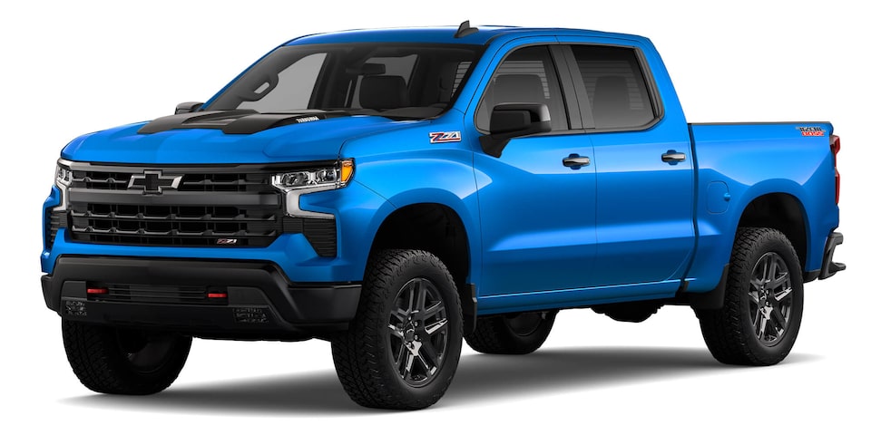 Chevrolet Chile - Silverado Z71 Trail Boss azul brillante metálico