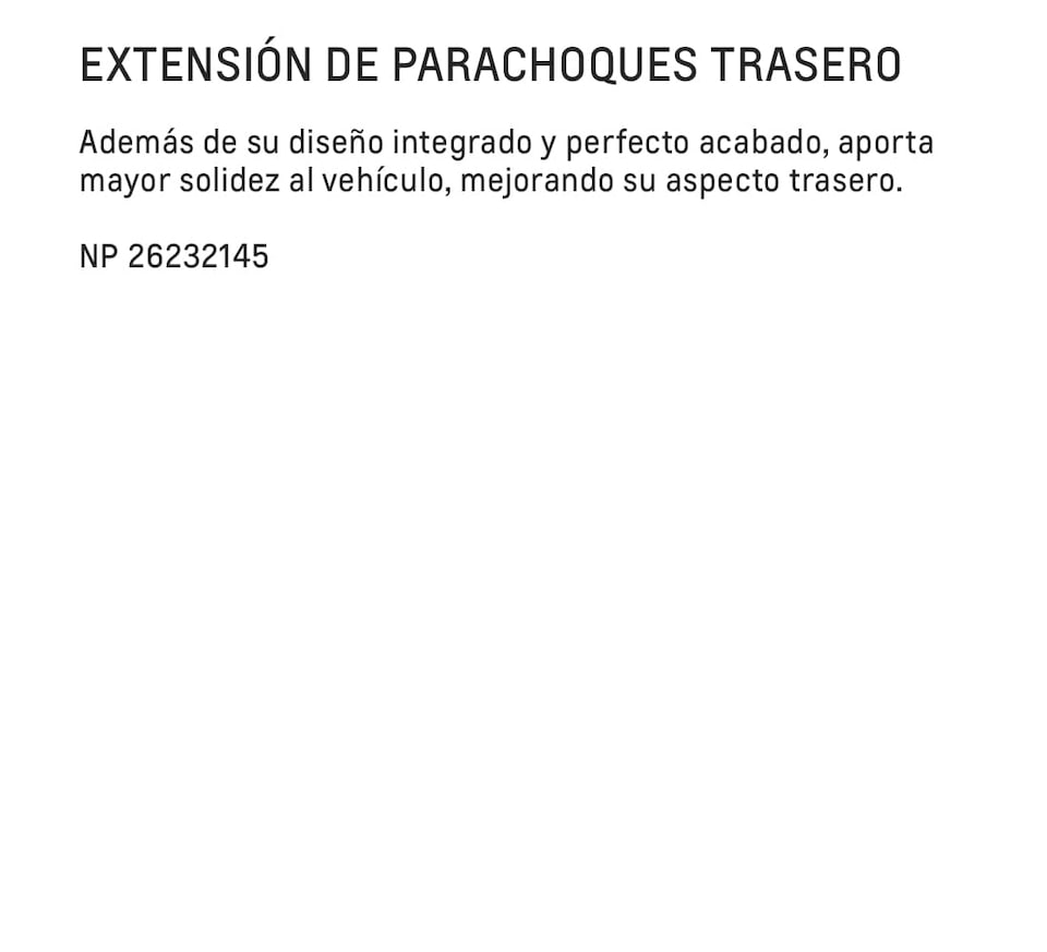 Chevrolet Tracker Accesorios - Parachoques Trasero con tu Camioneta SUV