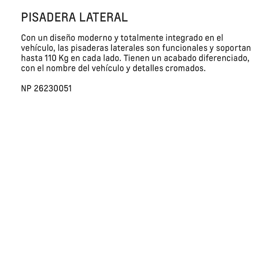 Chevrolet Tracker Accesorios - Pisadera con tu Camioneta SUV