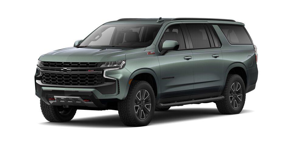 Chevrolet Suburban - Tu SUV verde metálico. 