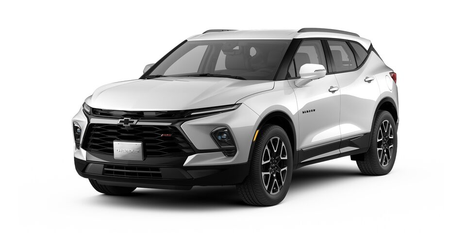 Elige tu SUV Chevrolet Blazer RS en color blanco