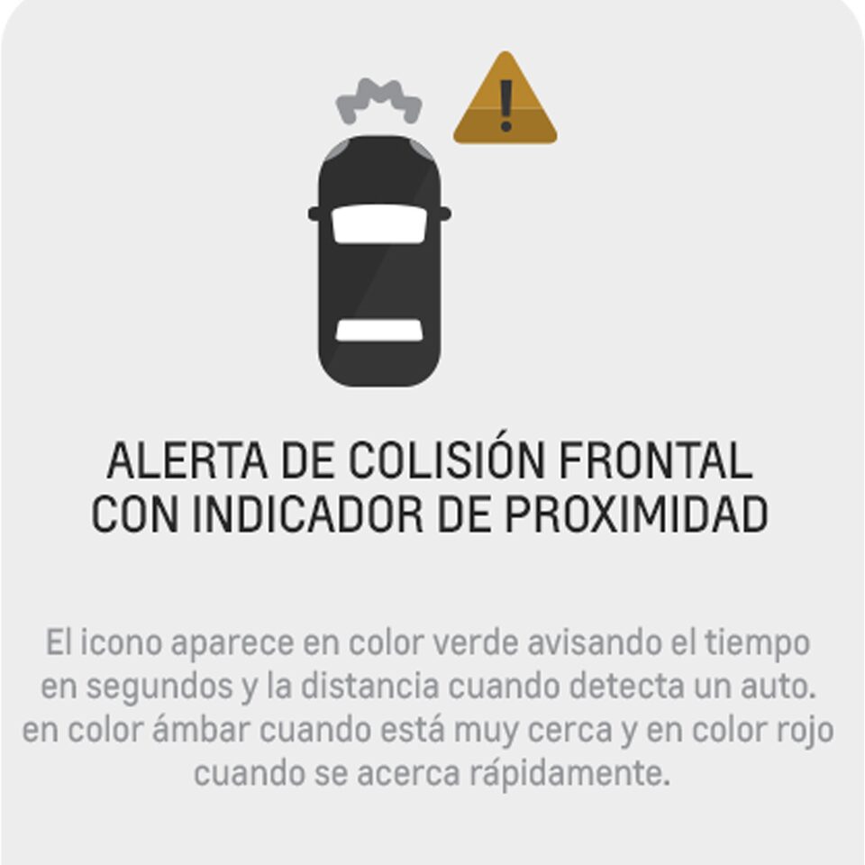 La SUV Chevrolet Blazer RS cuenta con tecnología de alerta de colisión frontal