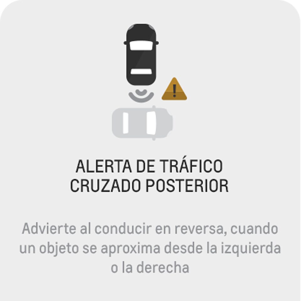 La SUV Chevrolet Blazer RS cuenta con tecnología de alerta de tráfico cruzado posterior