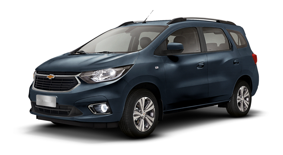 Chevrolet Spin - Exterior azul de tu minivan