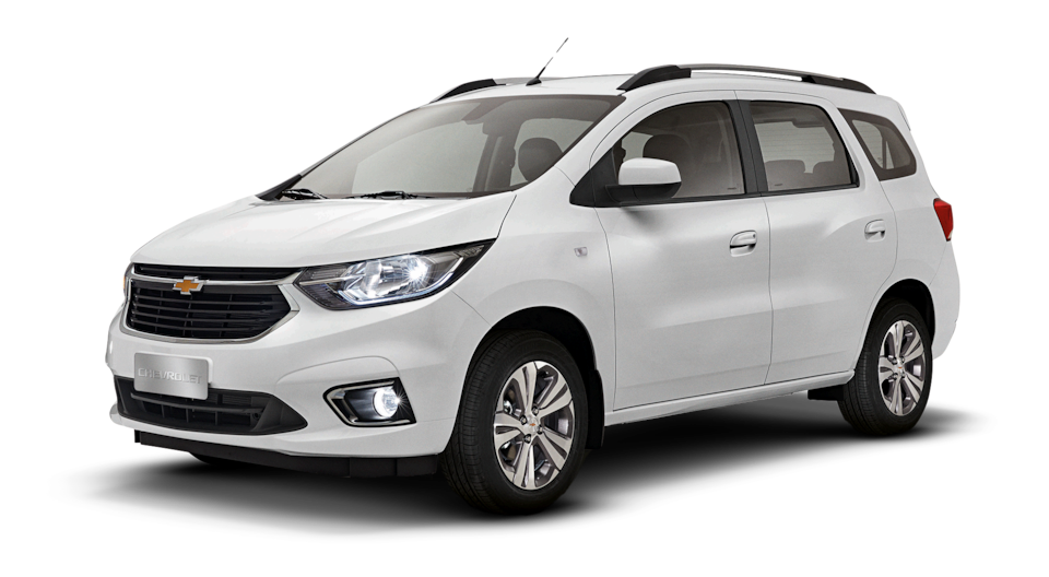 Chevrolet Spin - Exterior blanco de tu minivan