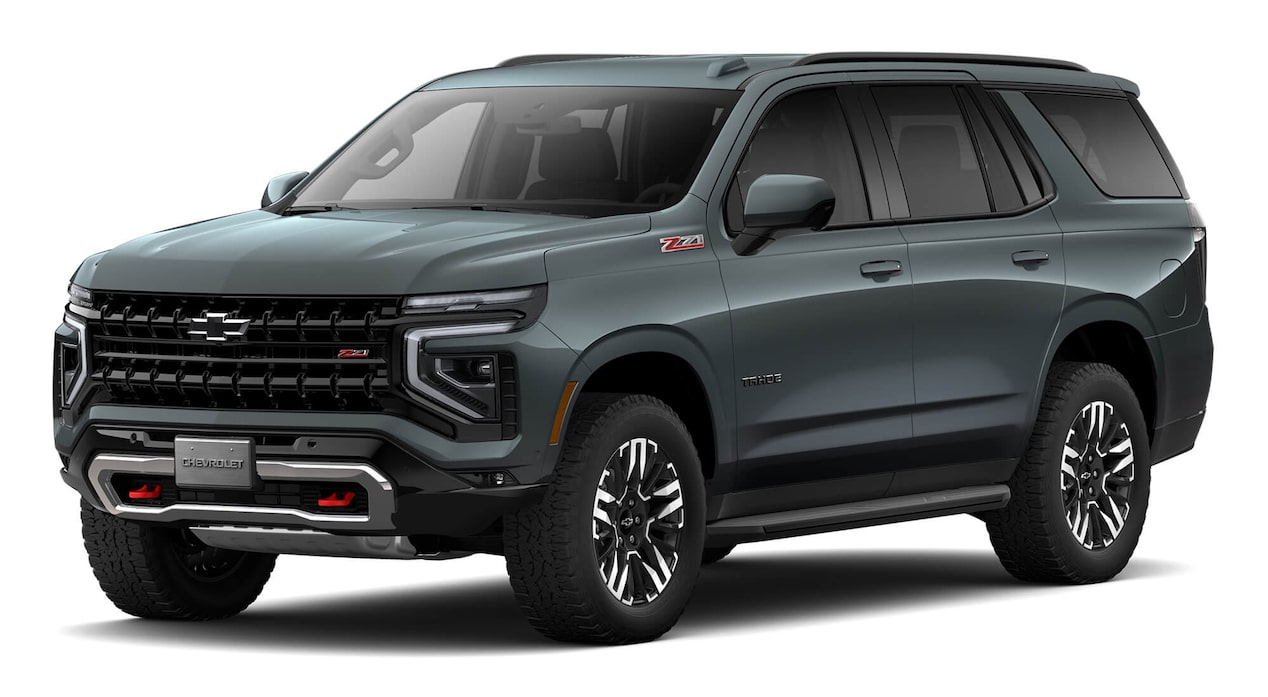 Chevrolet Tahoe 2025 color gris petroleo, SUV deportivo y potente