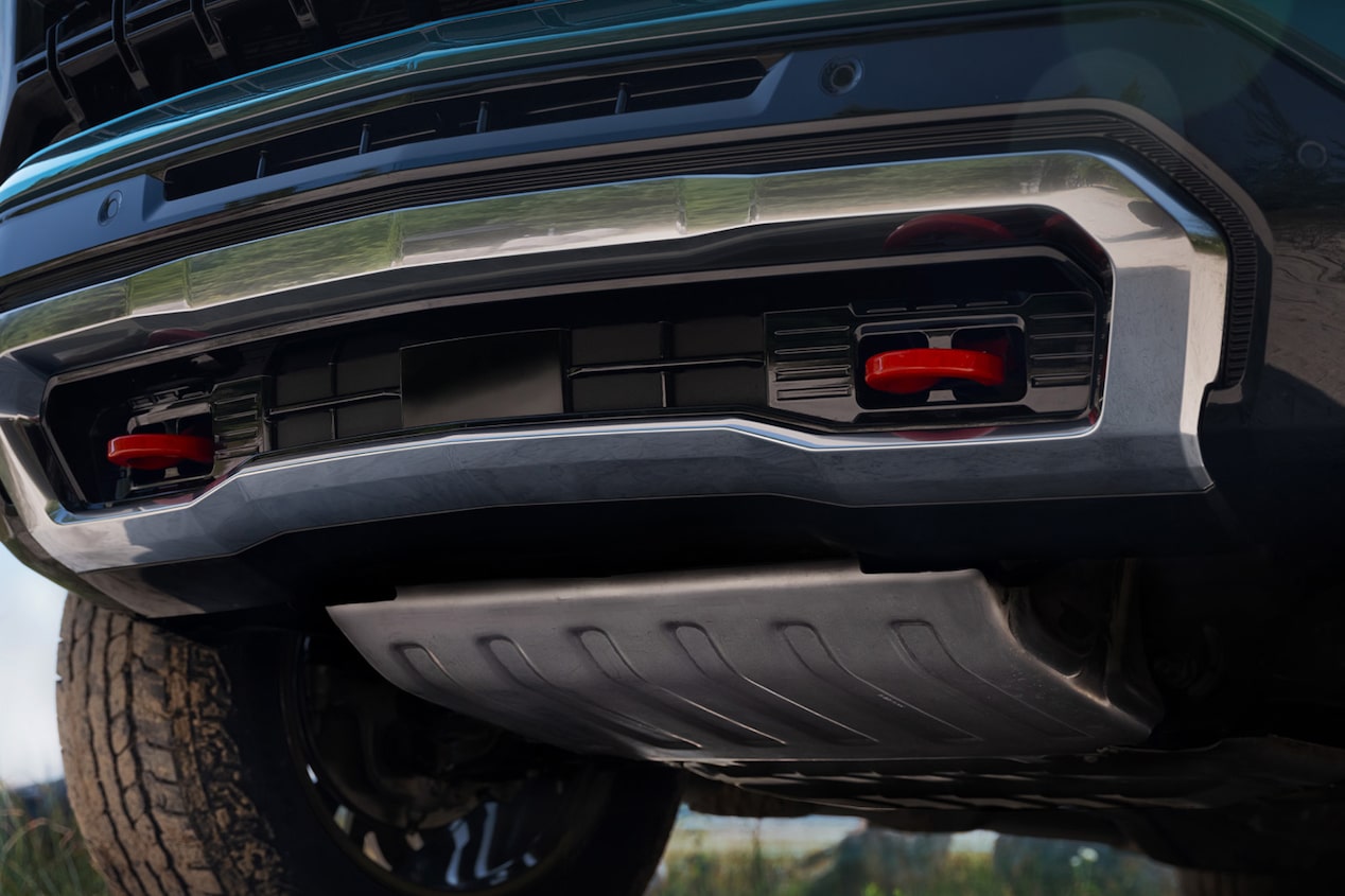 Faro trasero LED de la Chevrolet Tahoe 2025 en color verde, diseño moderno y elegante