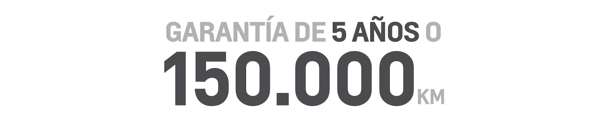 Garantía de cinco años o 150000 kilómetros camión Chevrolet FVR 1724 AT