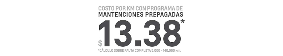 Costo por kilómetro camión Chevrolet FRR 1119 AMT