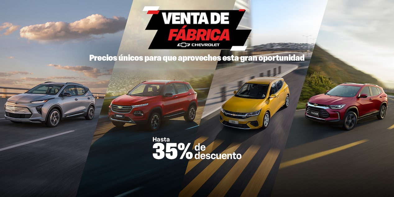 Chevrolet Chile - Ofertas y oportunidades de venta de fábrica en agosto