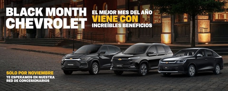 Black Month Chevrolet. El mejor mes del año viene con increíbles beneficios.