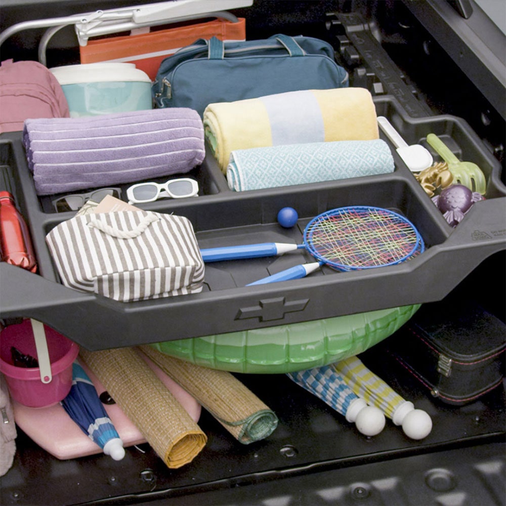 Detalle de la cubierta trasera para la Chevrolet Montana.