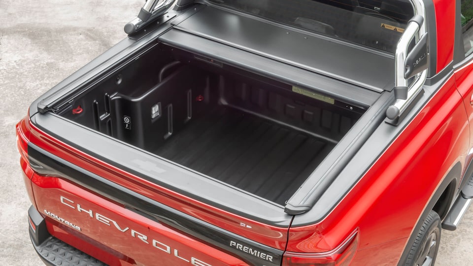 La tapa retractil eléctrica para pick up Chevrolet Montana brinda comodidad