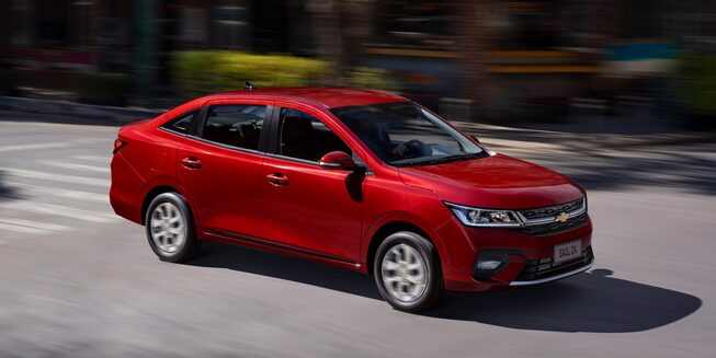 Chevrolet Sail, vista frente ciudad