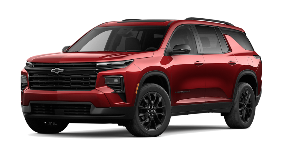 Chevrolet Traverse rojo metalizado