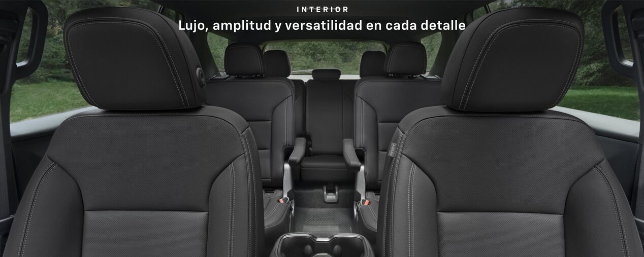 Chevrolet Traverse - Vista interior de los asientos