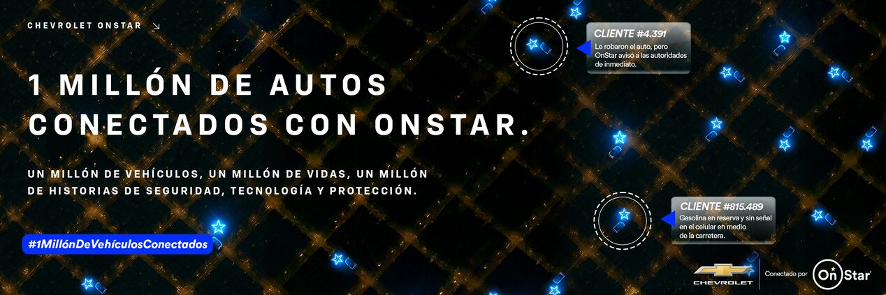 Onstar - 1 millón de vehículos conectados