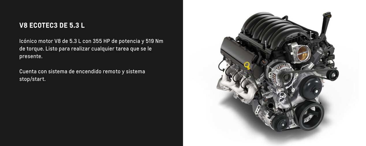 Chevrolet Perú - Motor V8 de la Nueva Silverado Trail Boss Z71