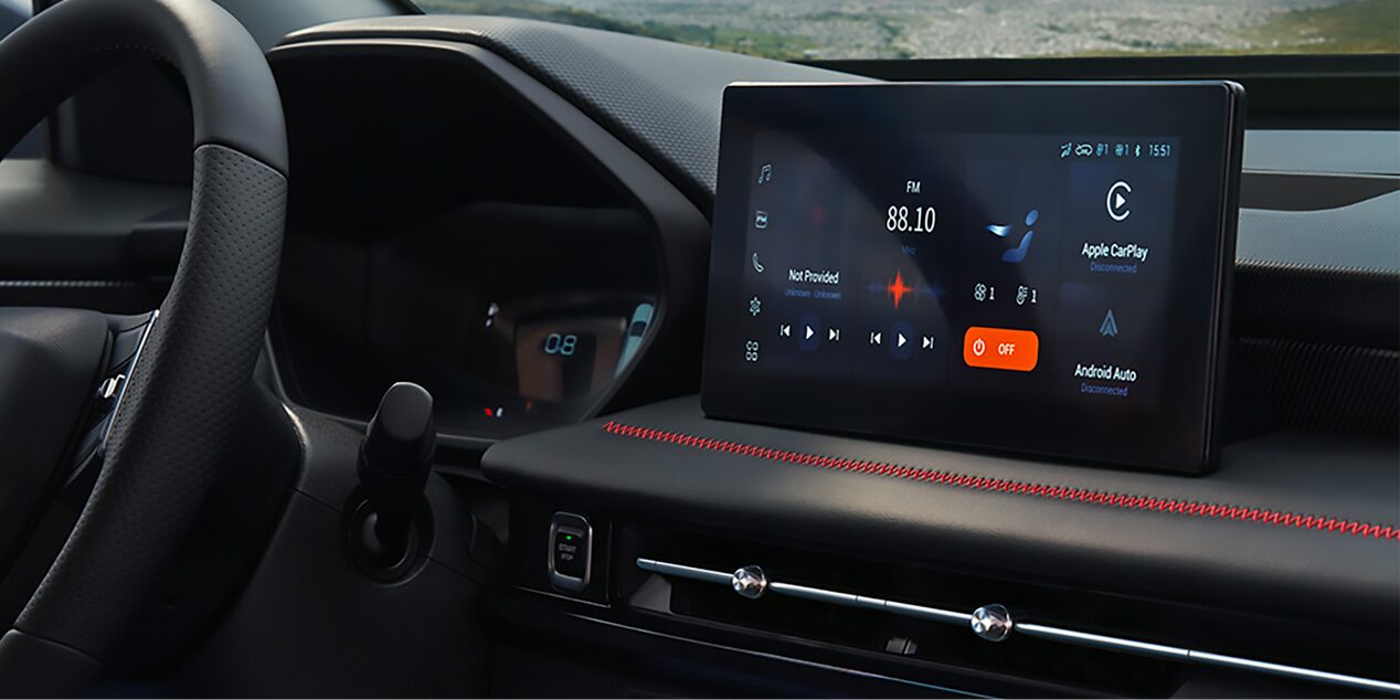 Pantalla táctil a bordo de la Chevrolet Groove.