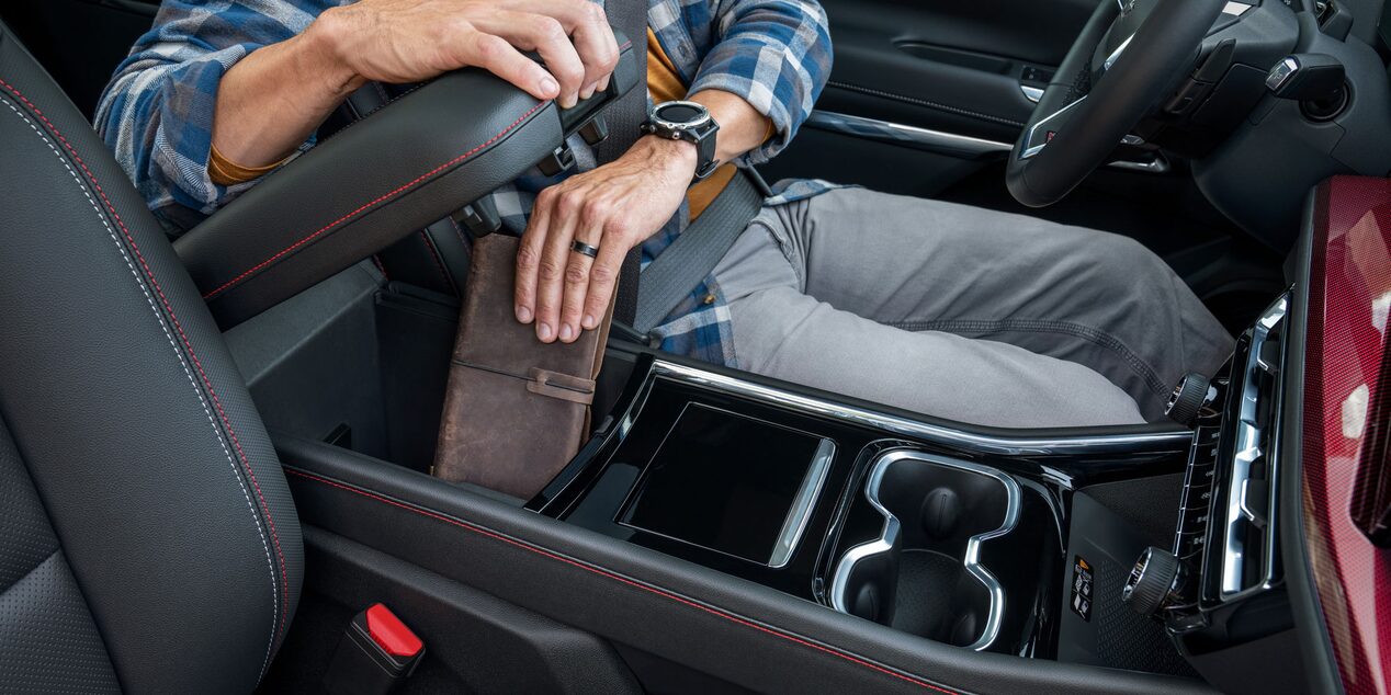 Comodidades del interior de la Chevrolet Traverse.